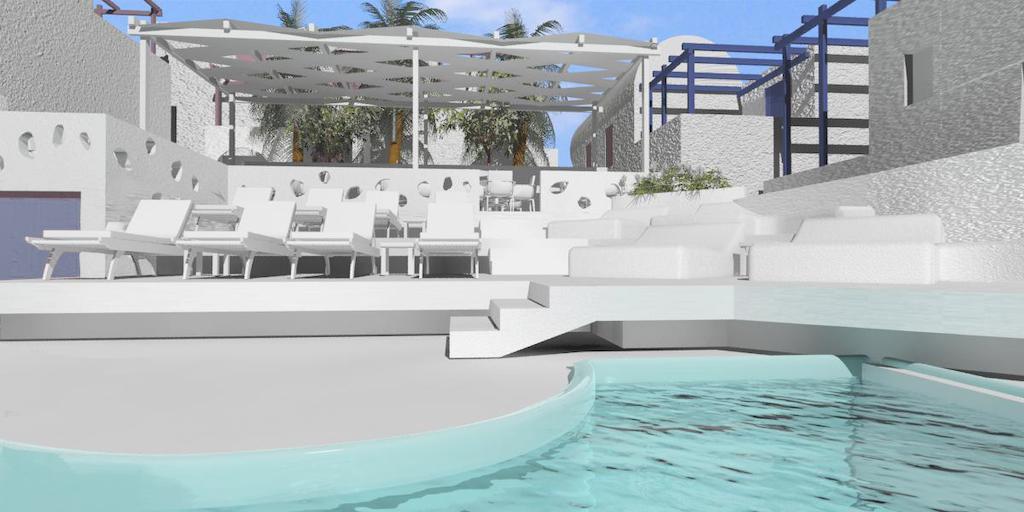 Rk Beach Hotel Kamári エクステリア 写真